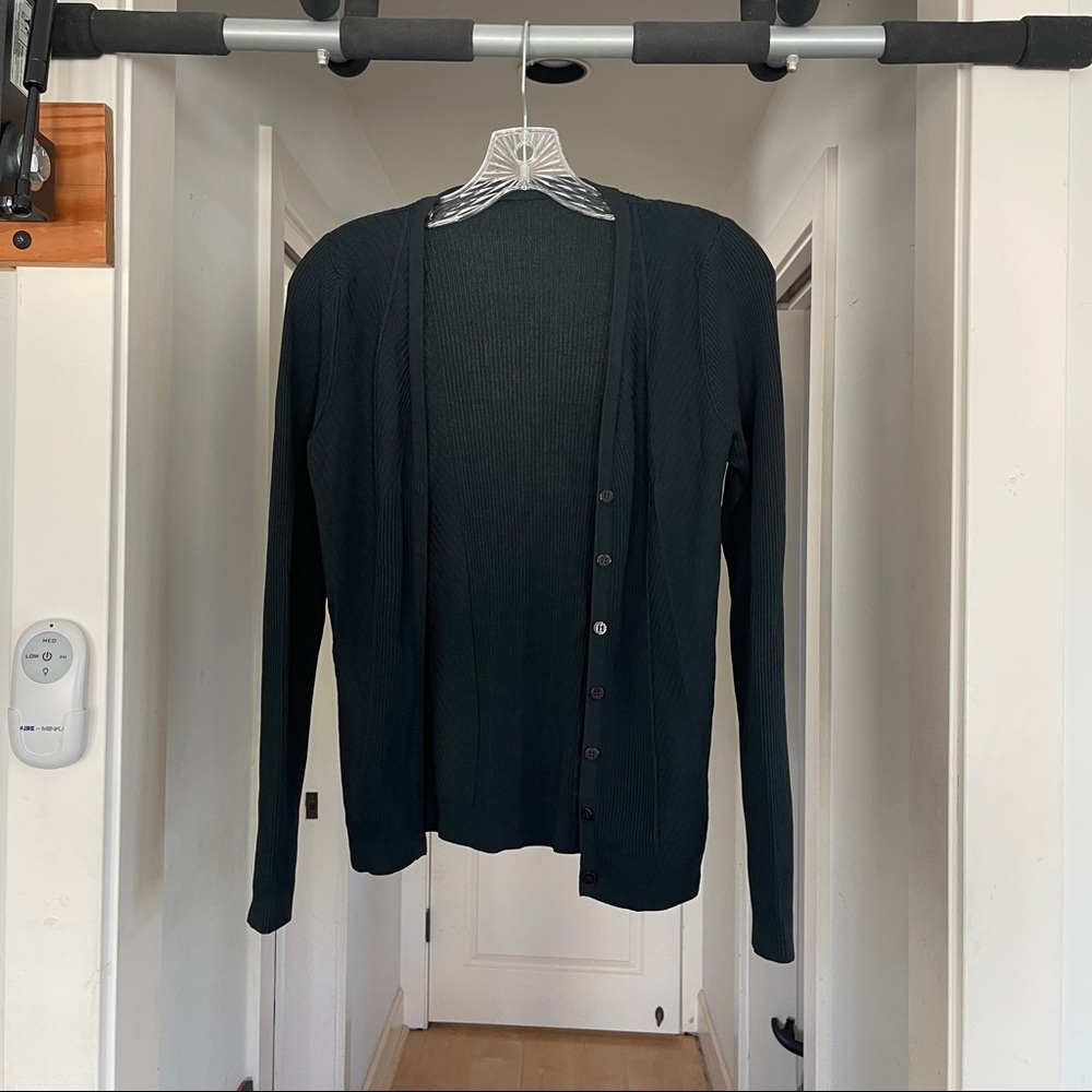 Black Button Down Cardigan